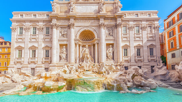 rome italy trevi fountain 6