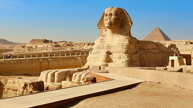 sphinx cairo statue egypt