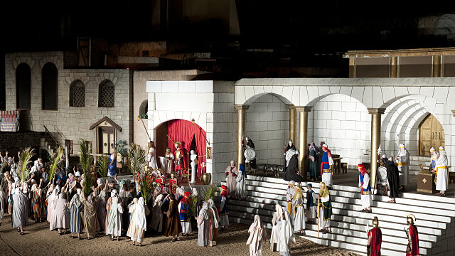 the great passion play scene